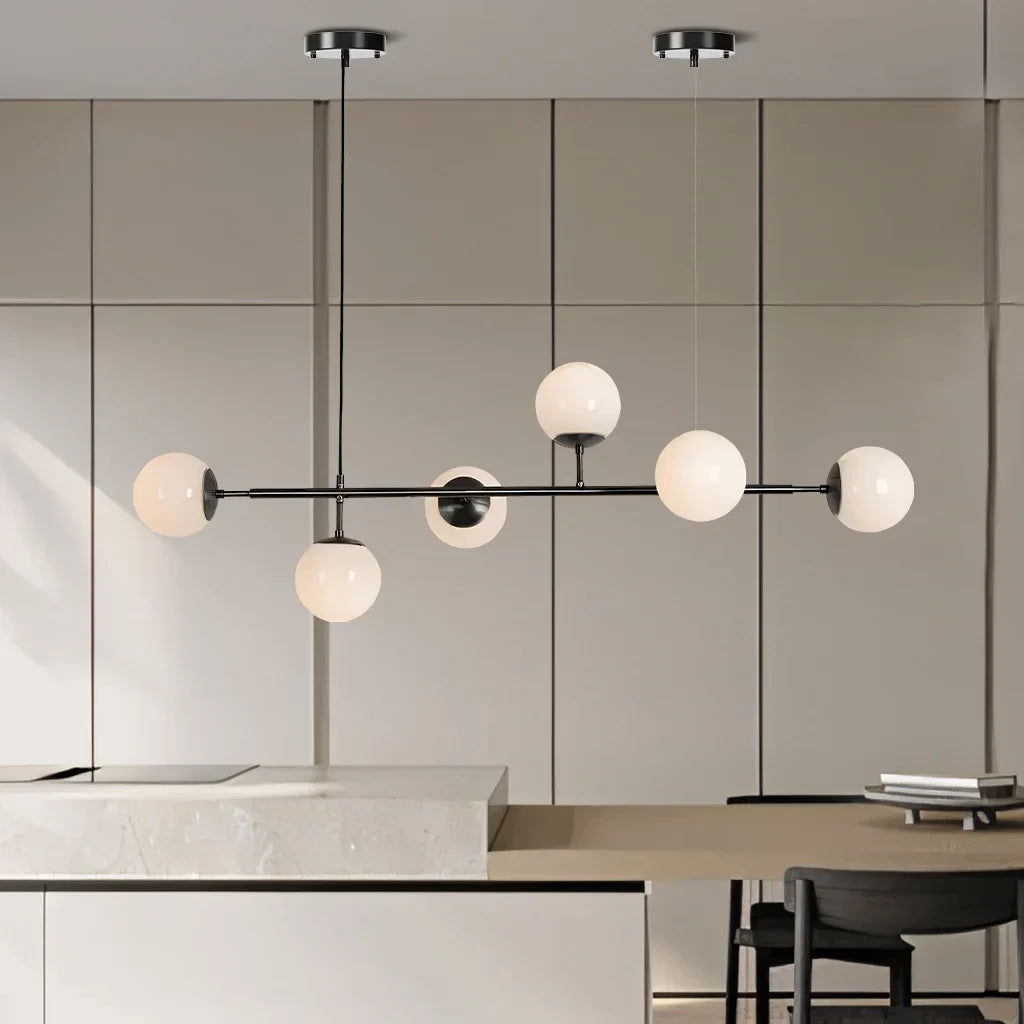 Lampe pendante Globe en verre Anzo pour un éclairage d'ambiance raffiné