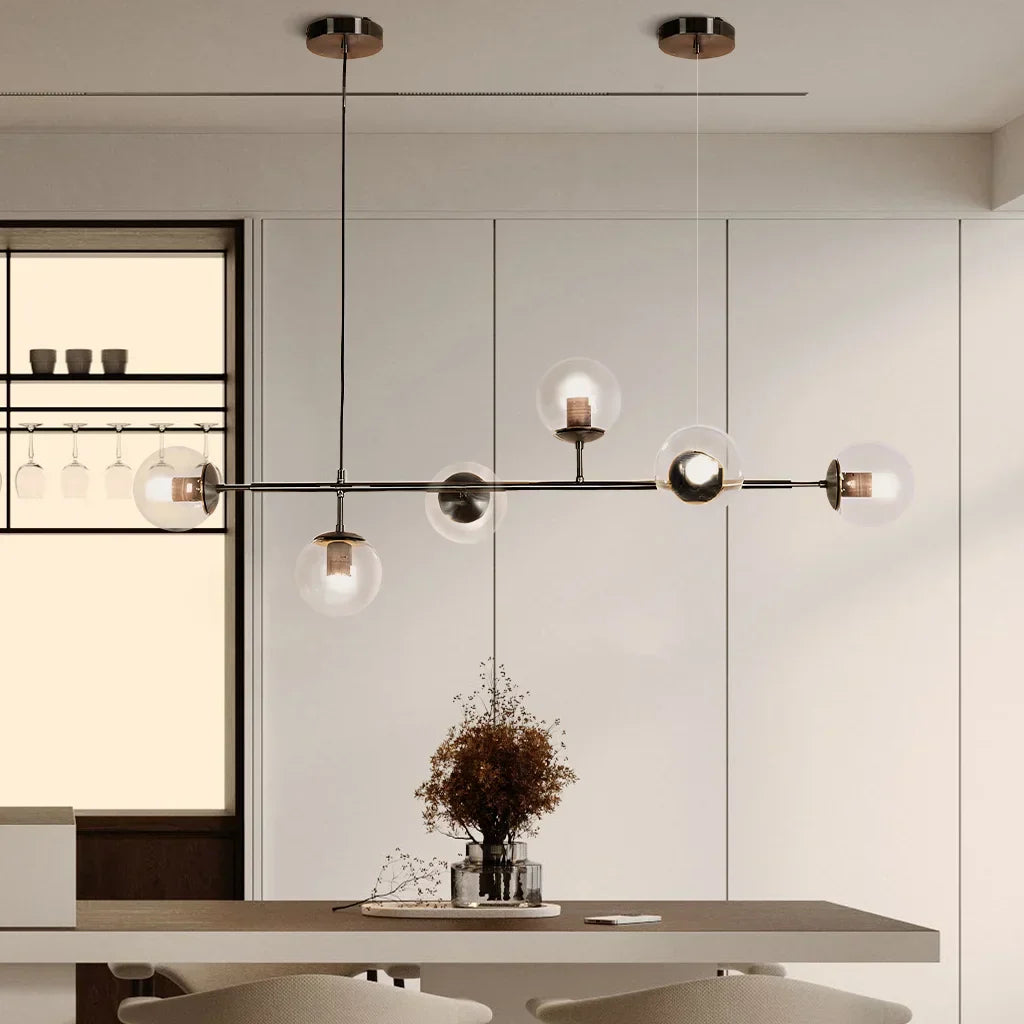 Lampe pendante Globe en verre Anzo pour un éclairage d'ambiance raffiné