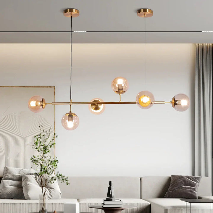 Lampe pendante Globe en verre Anzo pour un éclairage d'ambiance raffiné