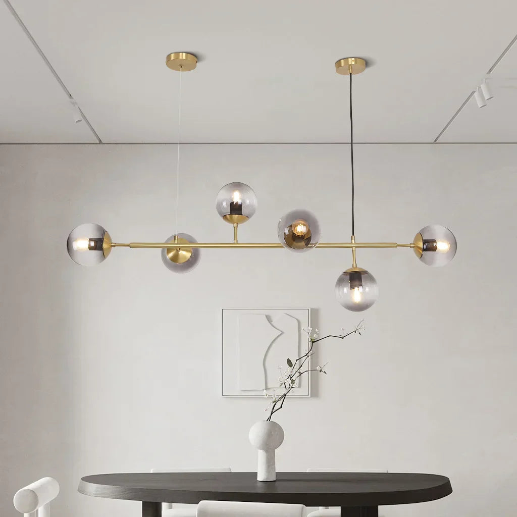 Lampe pendante Globe en verre Anzo pour un éclairage d'ambiance raffiné