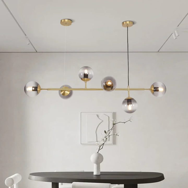 Lampe pendante Globe en verre Anzo pour un éclairage d'ambiance raffiné