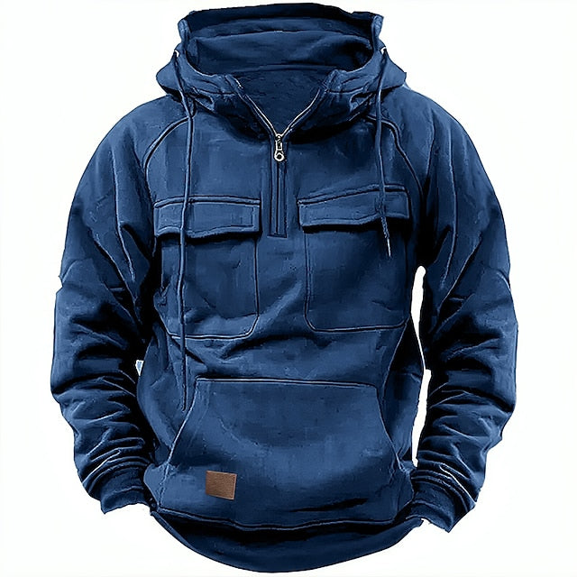 Leo™ - Pull d'Hiver Doux en Laine avec Fermeture Éclair