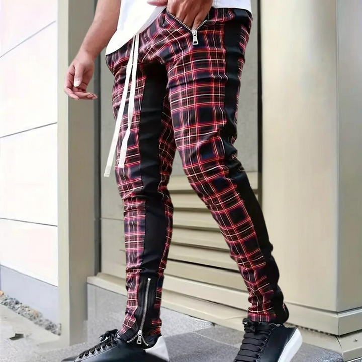 ALOIS - Pantalon à carreaux élégant pour l'homme moderne