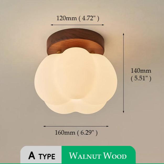 Lampe suspendue chic en forme de citrouille pour une atmosphère plus chaleureuse