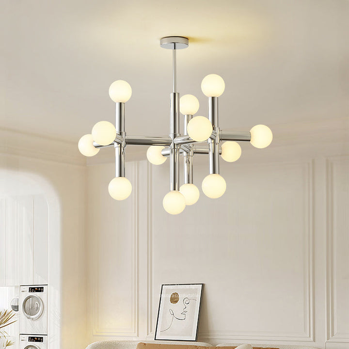 Lustre scandinave moderne en verre pour une atmosphère élégante