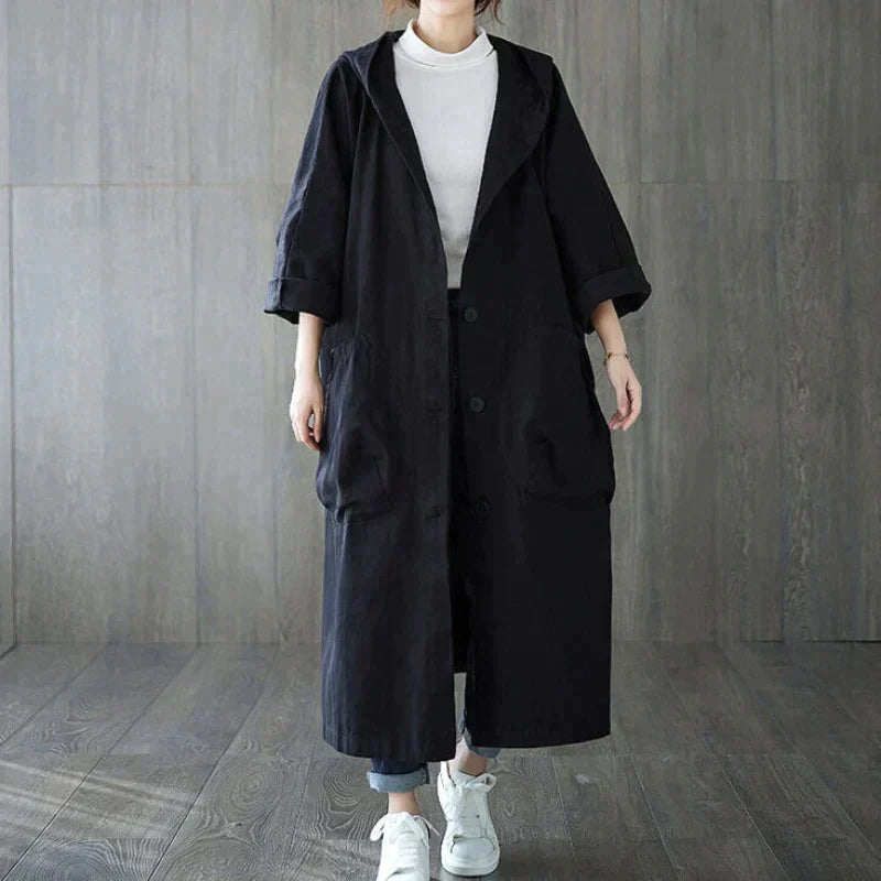 Trench-coat surdimensionné Chic Greta pour une élégance sans faille