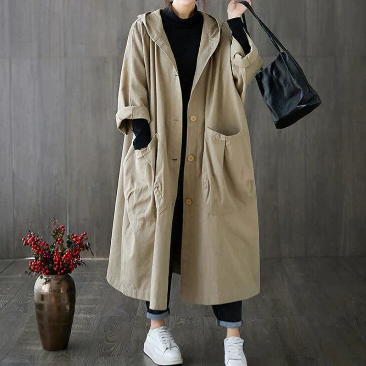 Trench-coat surdimensionné Chic Greta pour une élégance sans faille