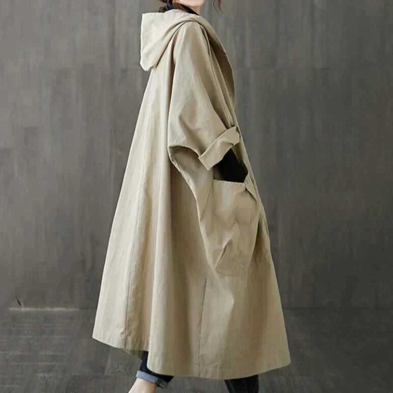 Trench-coat surdimensionné Chic Greta pour une élégance sans faille