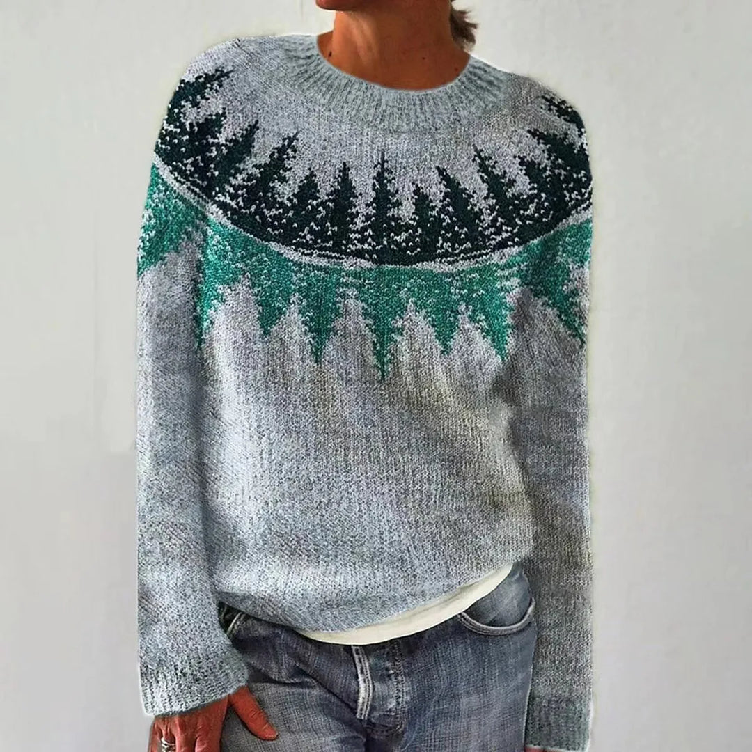 Perrine™ - Pull d'automne rétro