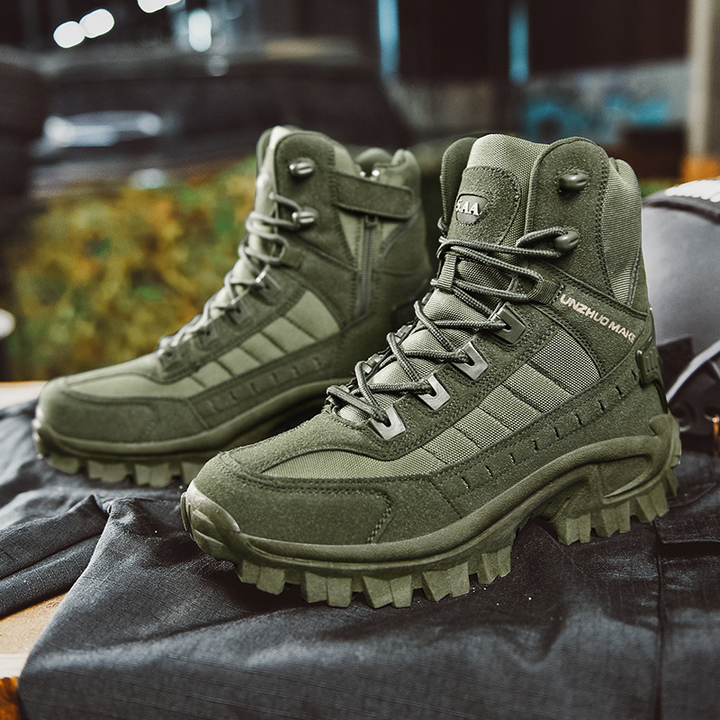 Femke | Bottes d'hiver élégantes d'inspiration militaire