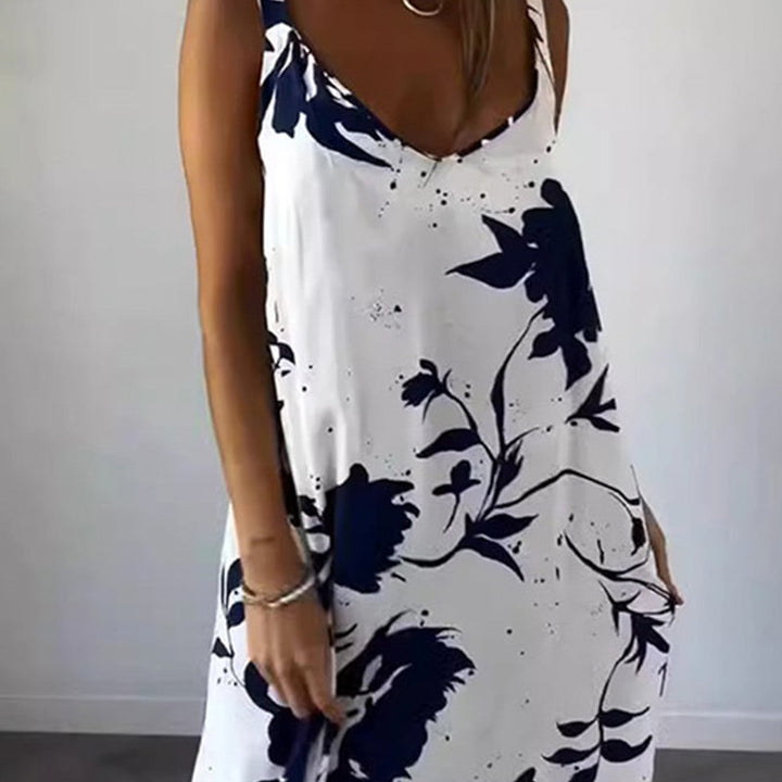 Anita | Robe sans manches aérée pour un look d'été rafraîchissant