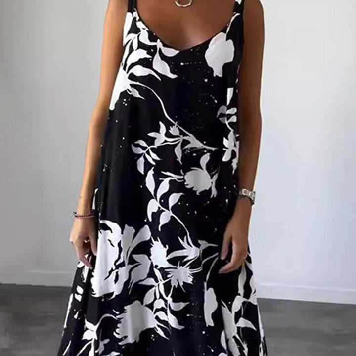 Anita | Robe sans manches aérée pour un look d'été rafraîchissant