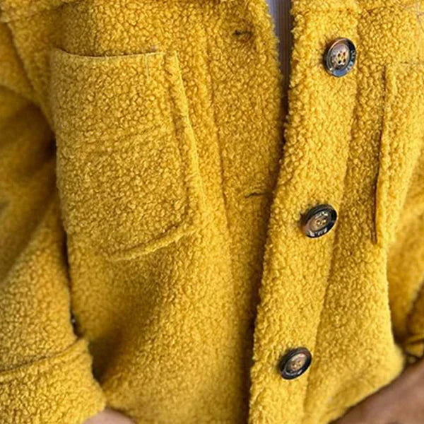 Camille™ -  Veste courte en laine avec revers
