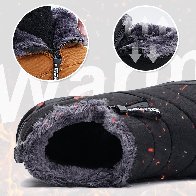 Barnabé™ - Bottes de Neige Chics et Confortables avec Fourrure Synthétique