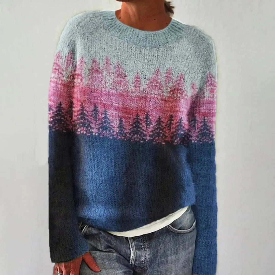 Perrine™ - Pull d'automne rétro