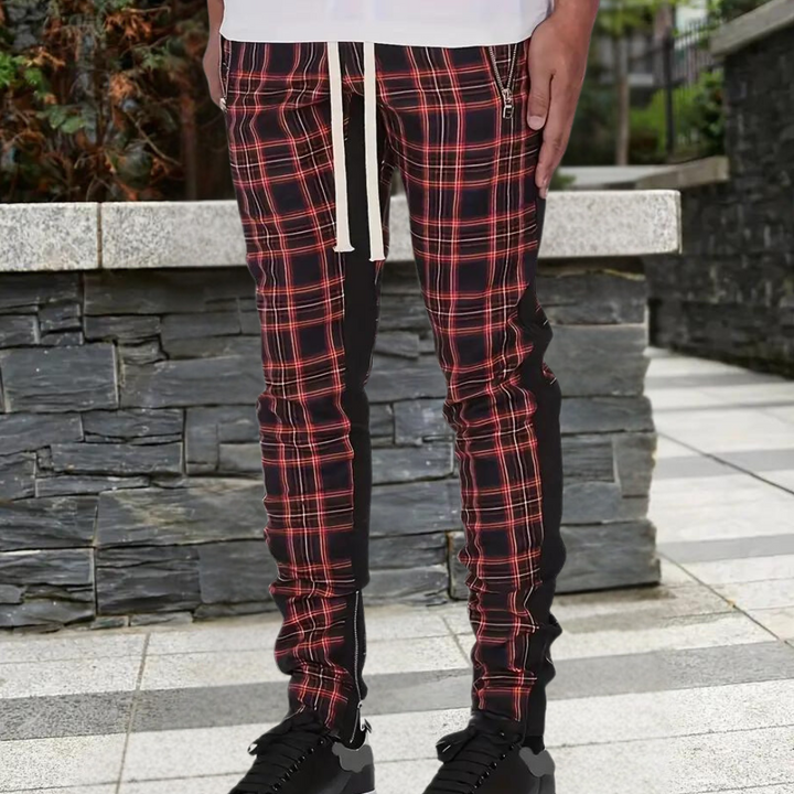 ALOIS - Pantalon à carreaux élégant pour l'homme moderne