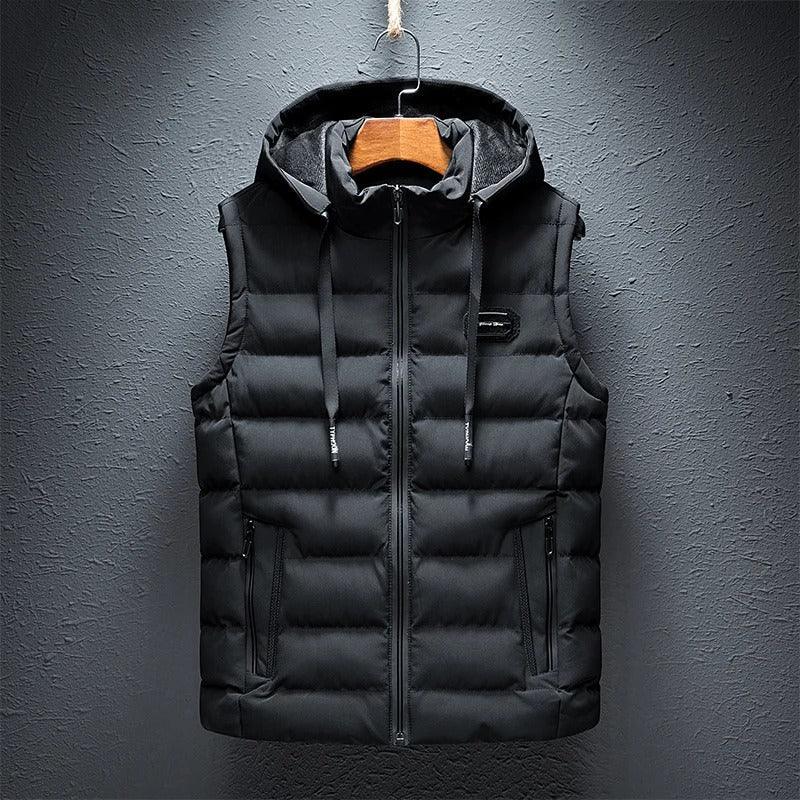 Arian | Body Warmer stylé à capuche et décontracté