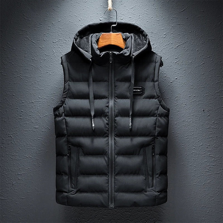Arian | Body Warmer stylé à capuche et décontracté