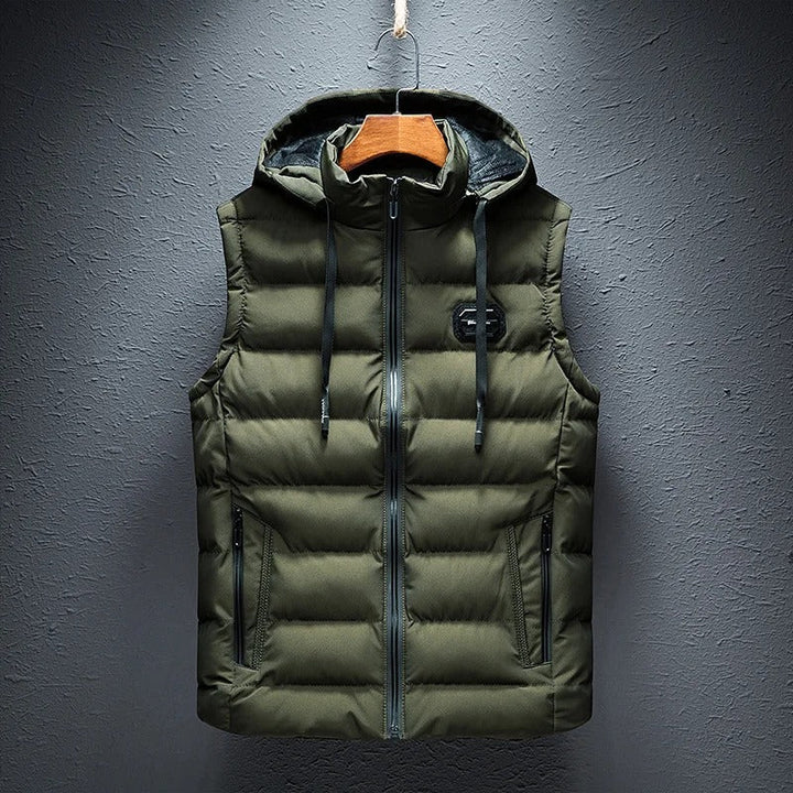 Arian | Body Warmer stylé à capuche et décontracté