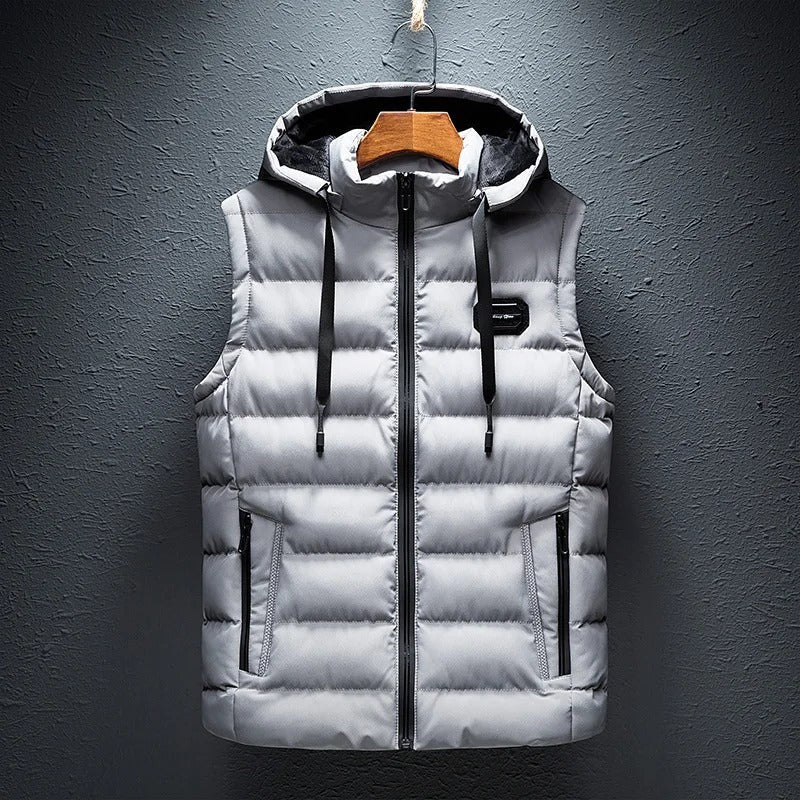 Arian | Body Warmer stylé à capuche et décontracté