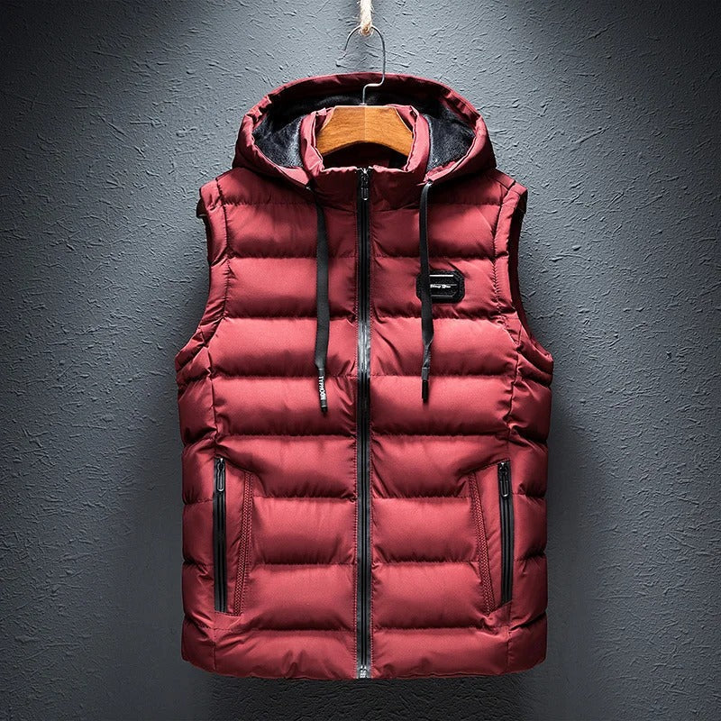 Arian | Body Warmer stylé à capuche et décontracté