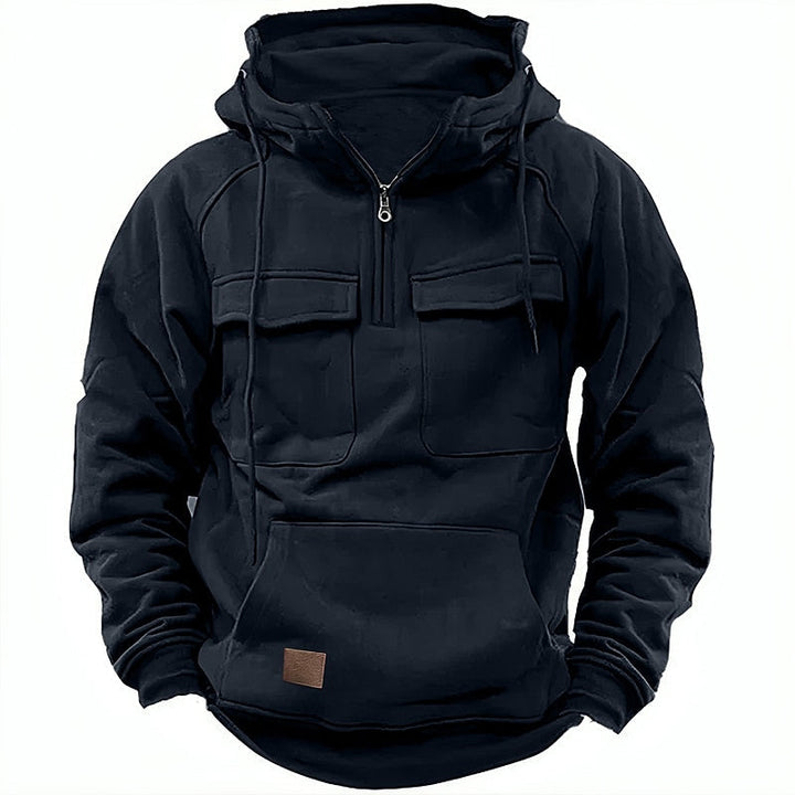 Leo™ - Pull d'Hiver Doux en Laine avec Fermeture Éclair