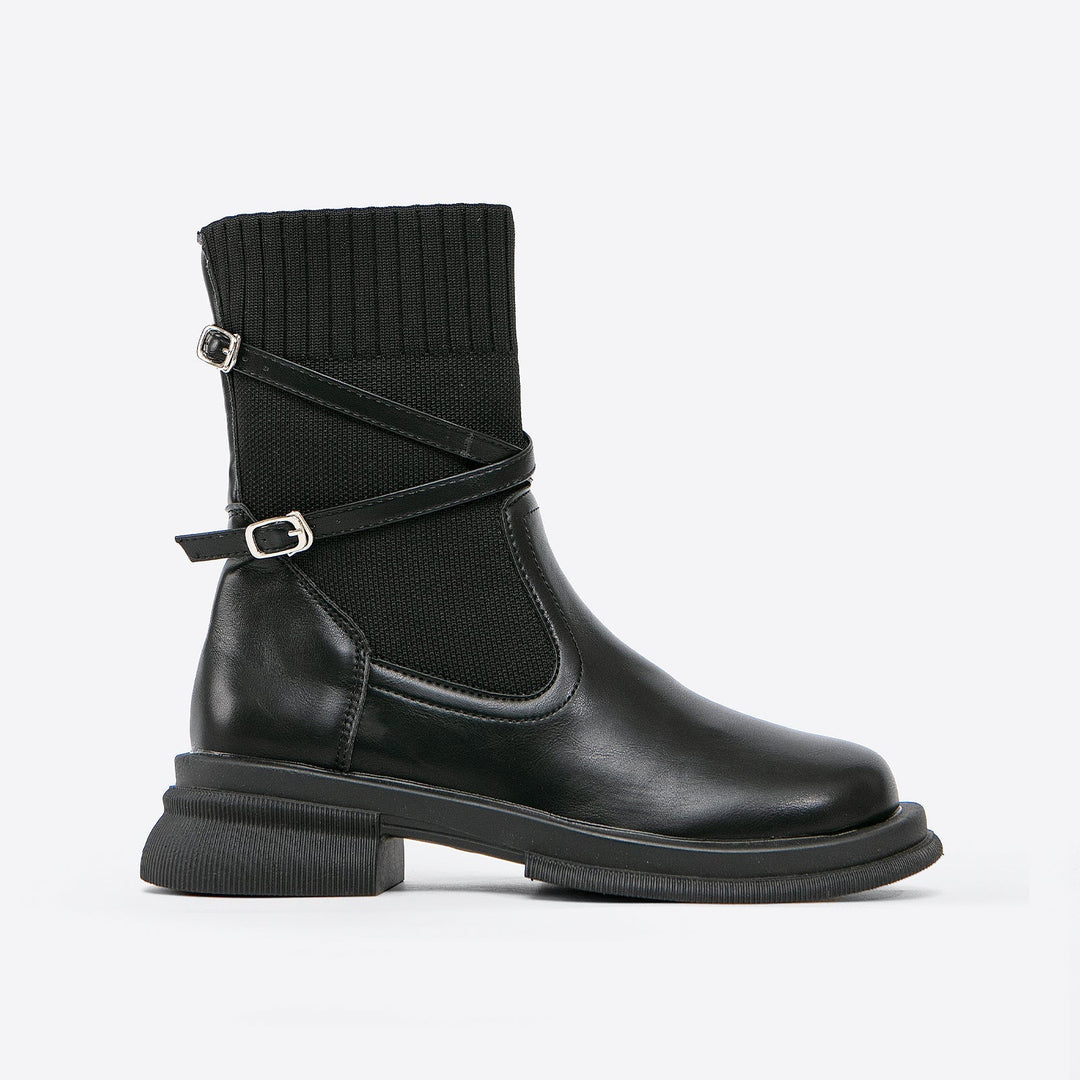 Ciara - Bottines tendance avec lanières élégantes pour femmes