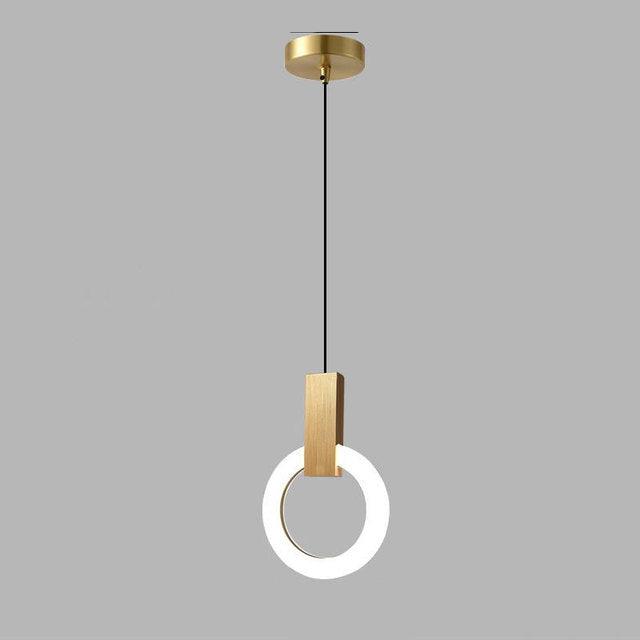 Elégante lampe pendante LED nordique
