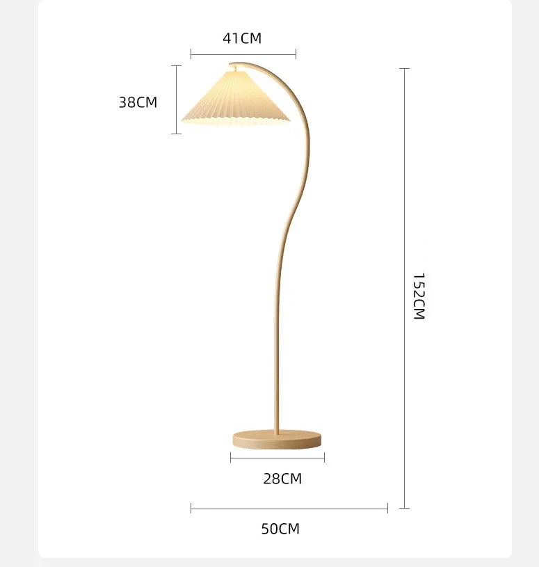 Lampadaire LED en tissu - Design moderne