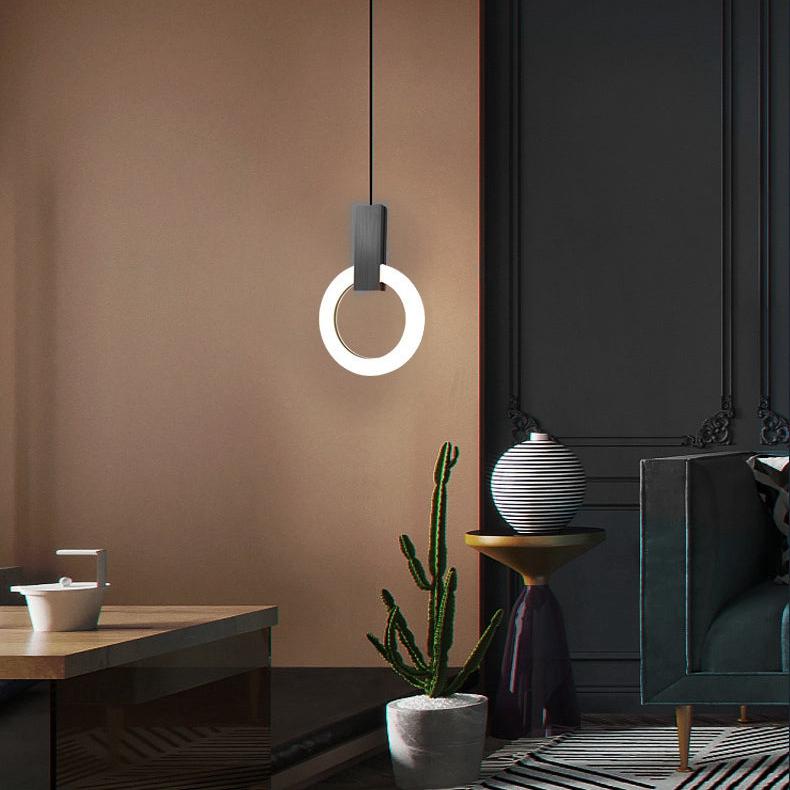 Elégante lampe pendante LED nordique