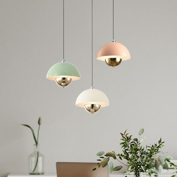 Lampe suspendue réglable en forme de cosse